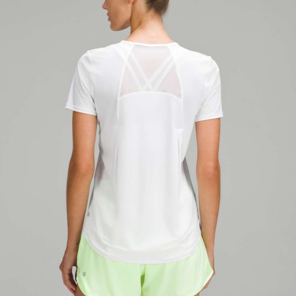 Lululemon Sculpt Short-Sleeve Shirt
White